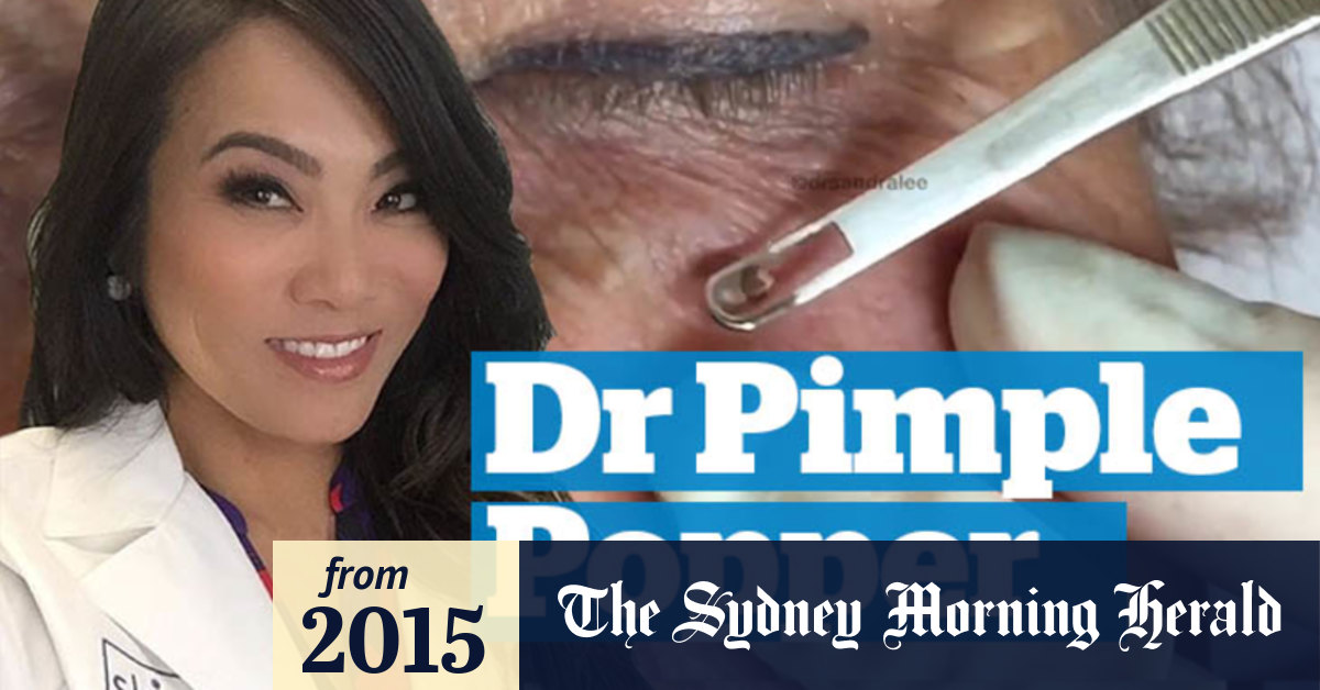 Video 'Dr Pimple Popper' an sensation